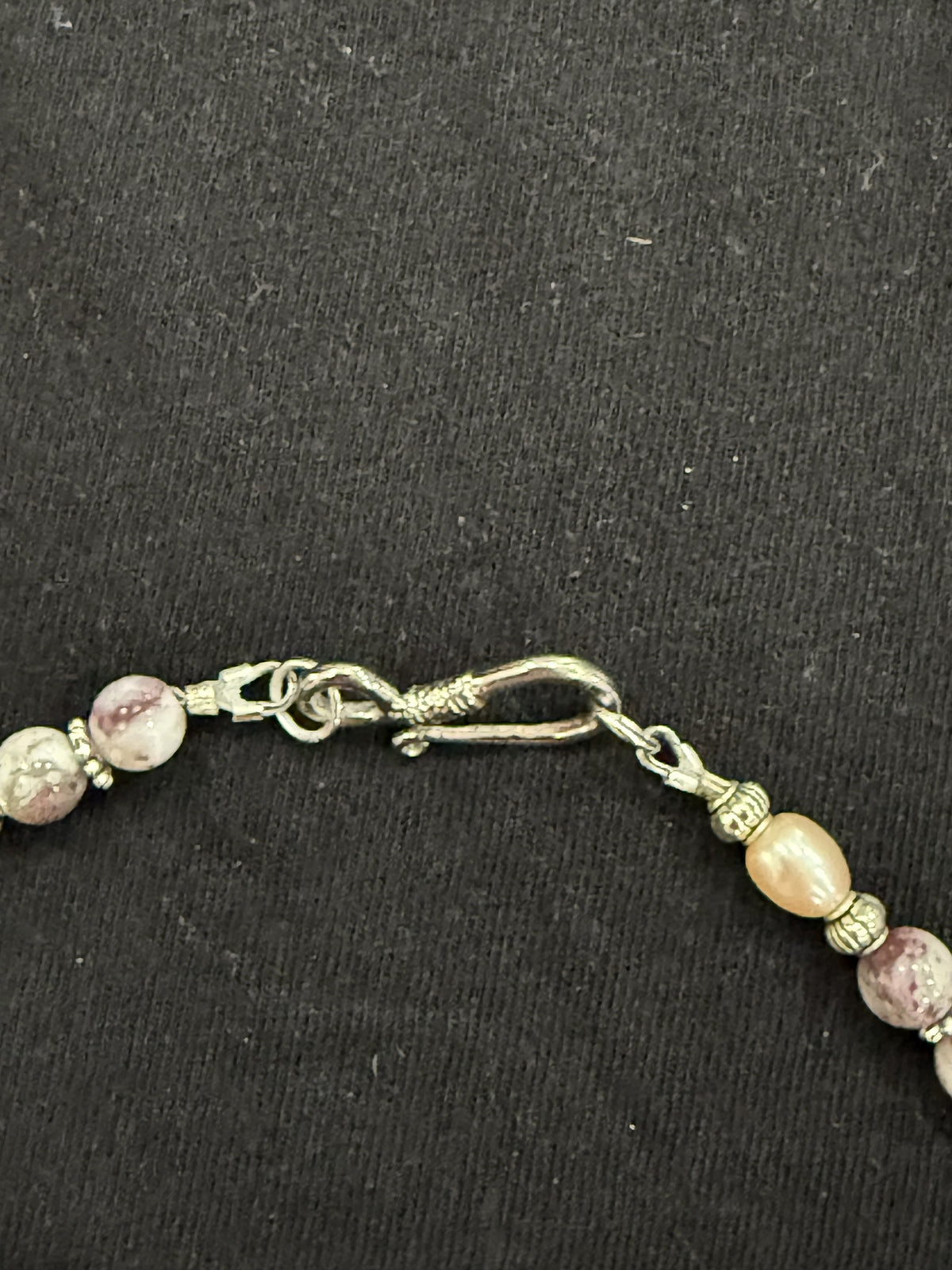 Tourmaline & Cultured Pink Pearl Choker Necklace